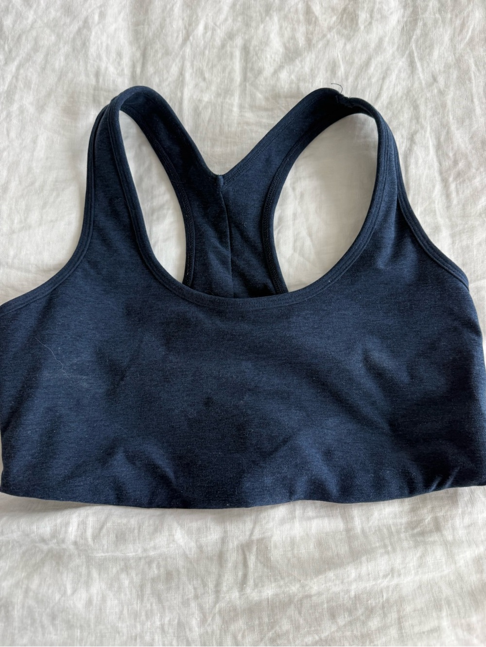 Beyond Yoga Navy Racerback Sports Bra